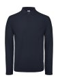 Heren Polo Lange Mouw B&C ID.001 Navy